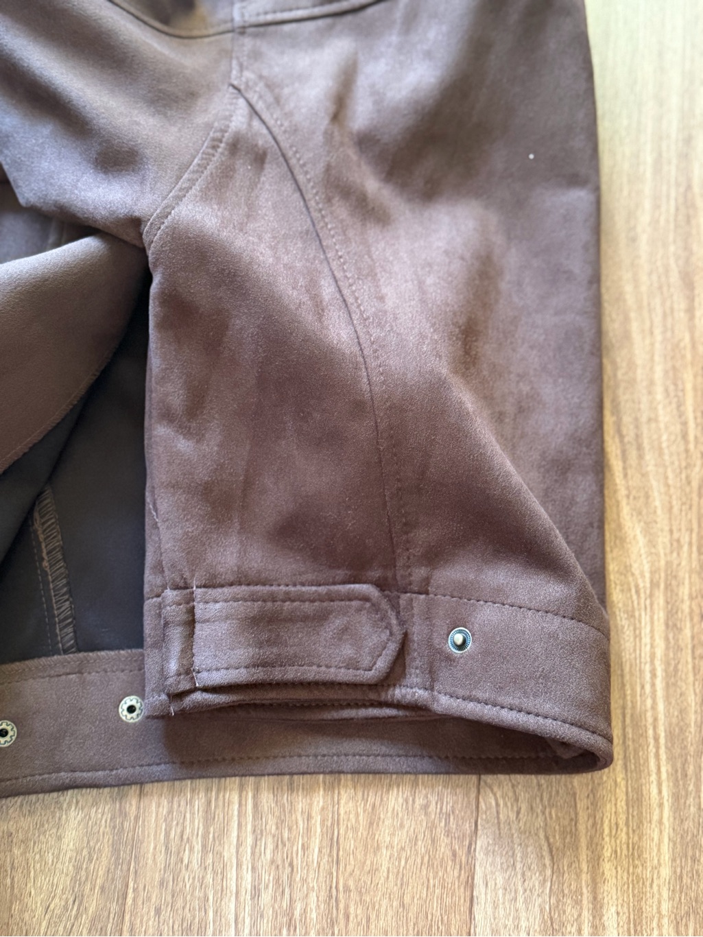 Max Studio Faux Suede Full Zip Jacket — image 8 of 8